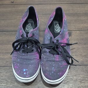 Vans Cosmic Print Sneakers with Black and White Accents